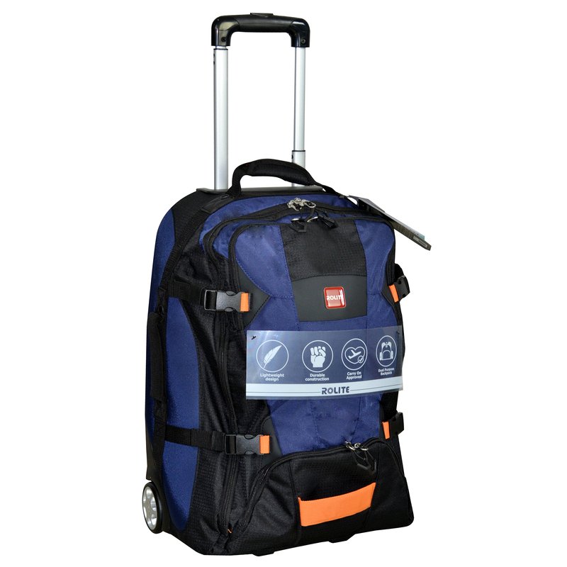 Dejuno Alpine 21-inch Deluxe Combo Rolling Duffel Backpack
