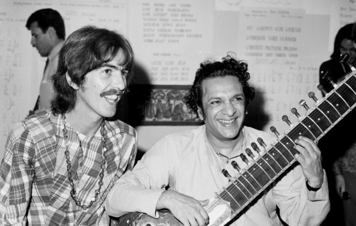 Ravi Shankar: rare new video shows icon teaching George Harrison sitar