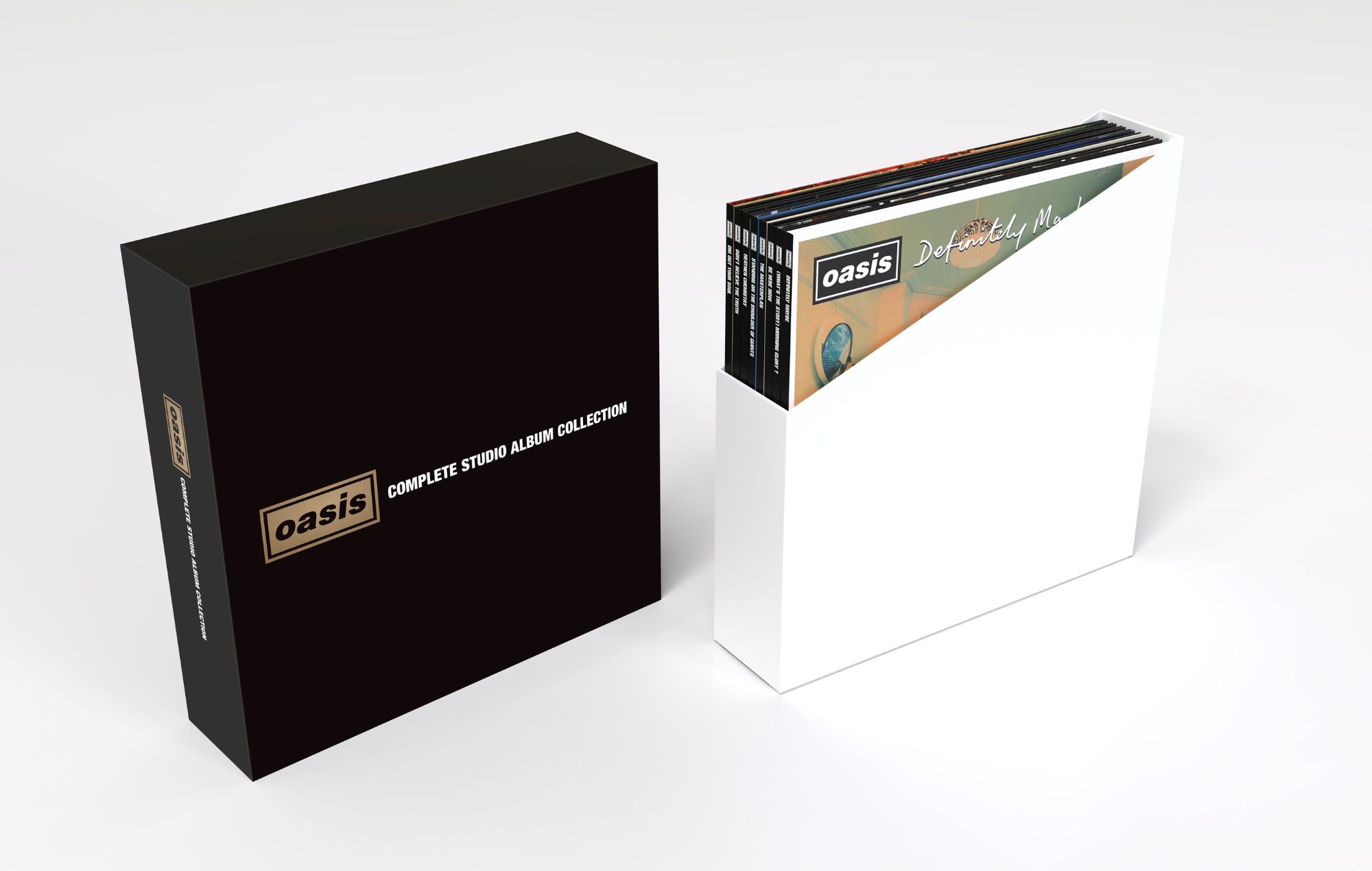 Oasis announce complete album box set on CD and vinyl to celebrate