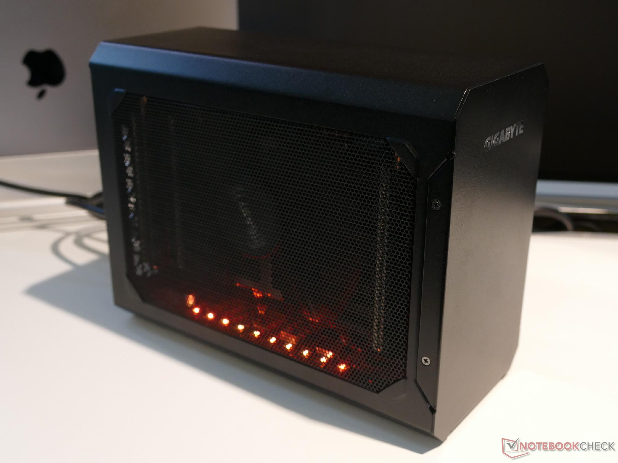 Gigabyte shows eGPU with embedded Radeon RX 580 - NotebookCheck