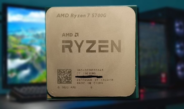 Pictured AMD Ryzen 7 5700G shows great CPU performance gains over