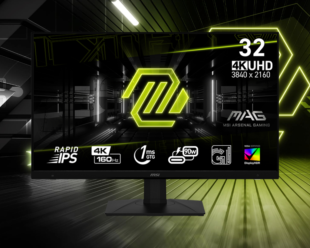 MSI MAG 322UPF arrives sporting high resolution and fast Rapid IPS