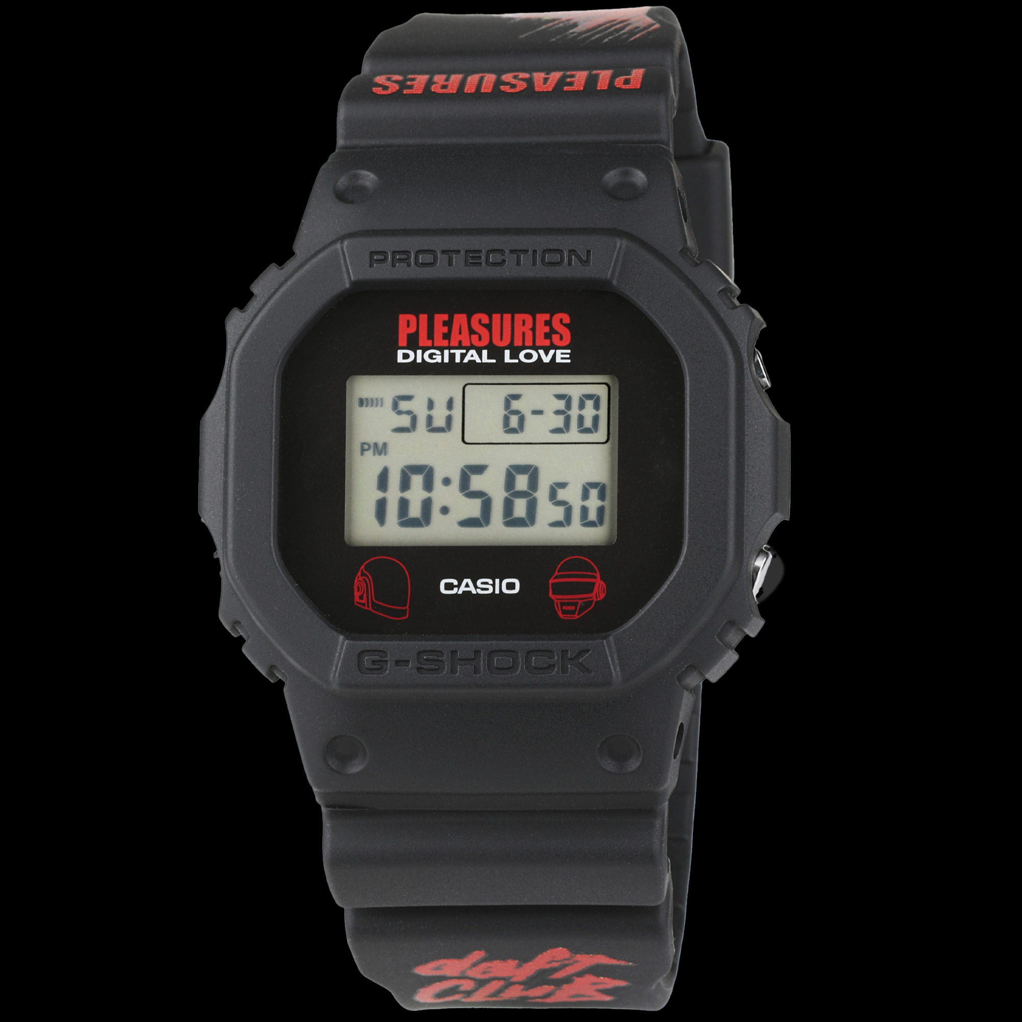 Casio G-Shock x Daft Punk x Pleasures DW5600 collab watch slated
