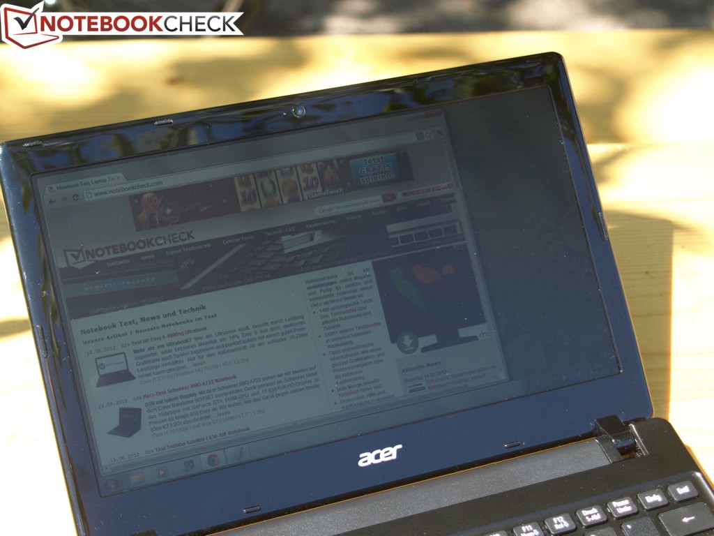 Quick Review Acer TravelMate B113-M Notebook - NotebookCheck.net