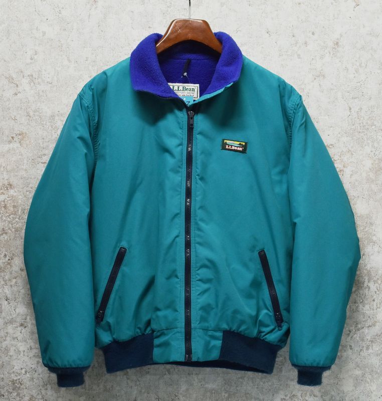 80's~【ビンテージ】L.L.Bean【LLビーン】【エメラルドグリーン×青