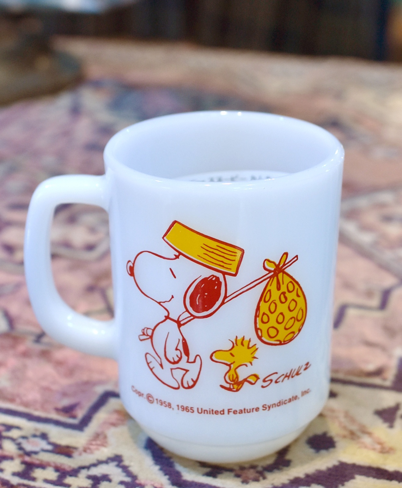 Fire King【ファイヤーキング】【スヌーピー】【カムホーム】PEANUTS