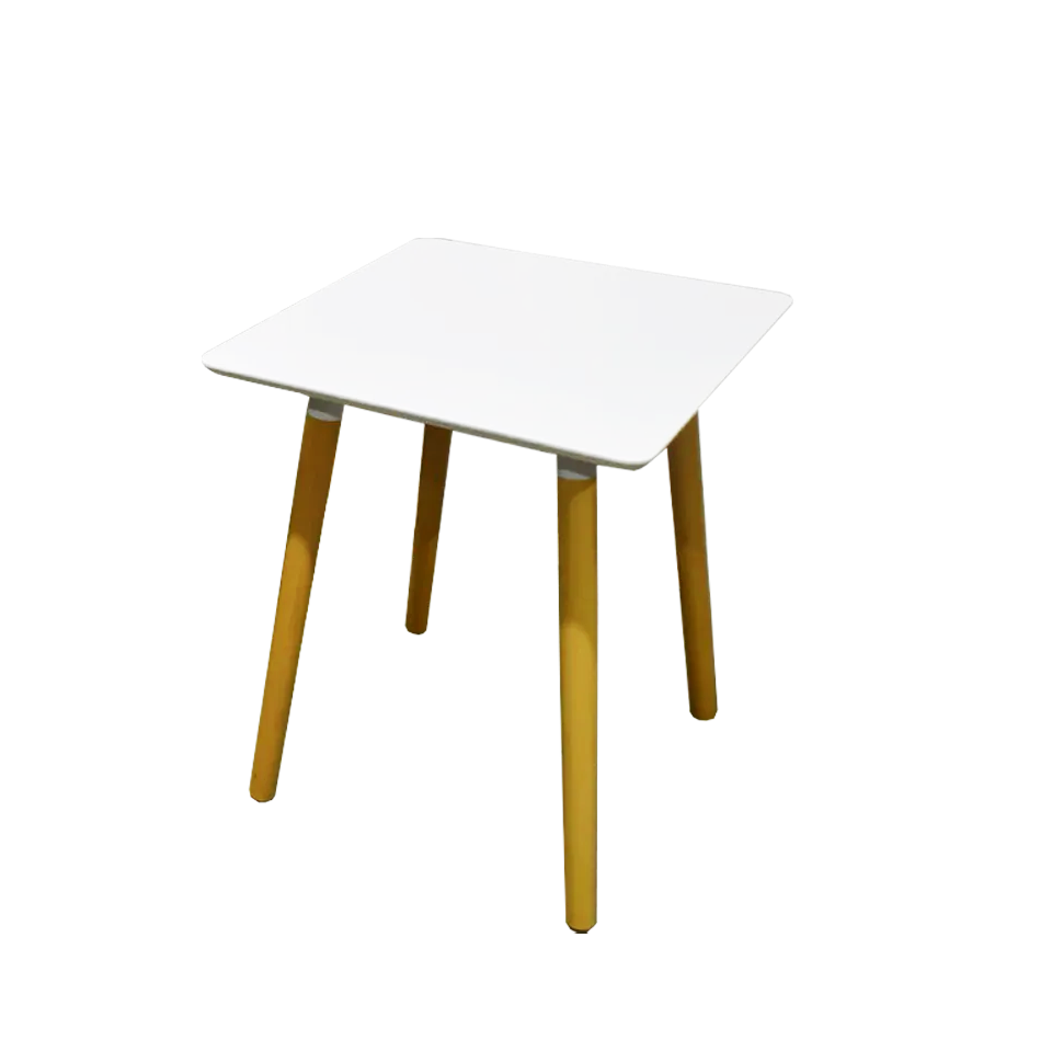 テーブルRT826 60×60【送料無料】ホワイト/ナチュラル | NOCEノーチェ