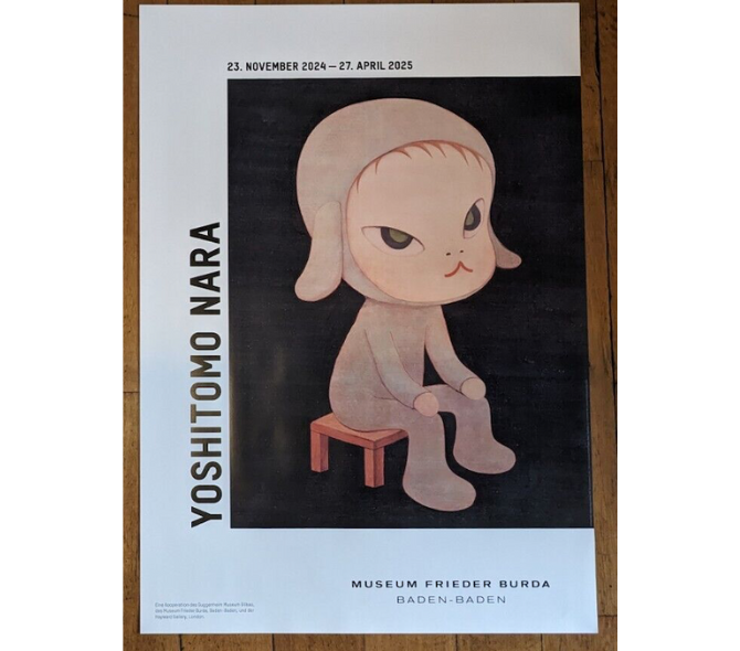 奈良美智 ドイツ大型回顧展の公式ポスター「Sleepless Night」を通販で