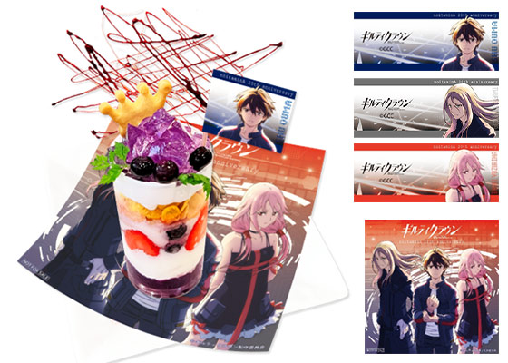 ギルティクラウン ギルクラ ノイタミナ 缶バッジ アクリルブロック