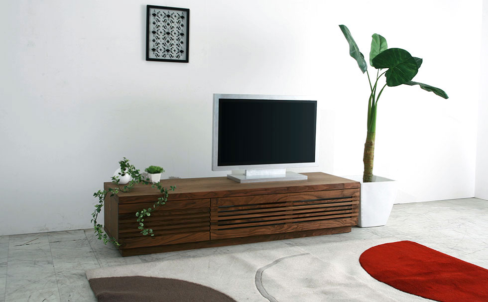 Jaggy(ジャギー) 天然木の美しさが活きるテレビボード 160サイズ