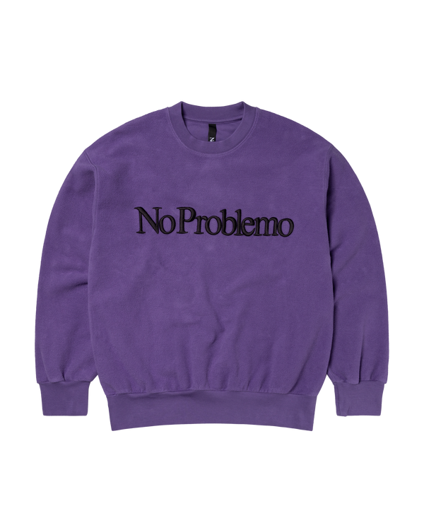 Reverse Fleece Sweat Lilac – No Problemo