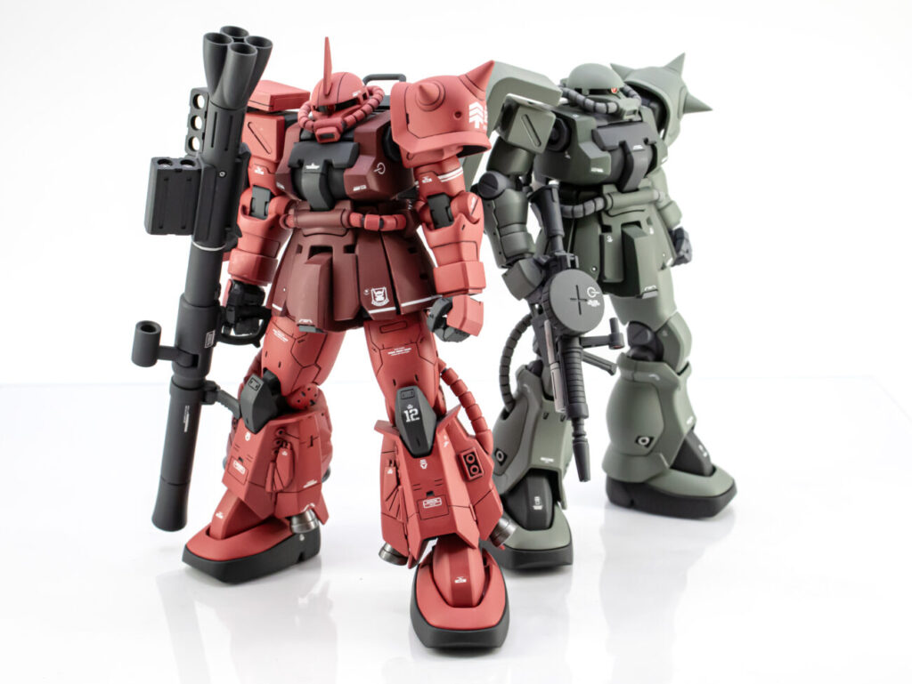 HG 1/144 シャア専用高機動型ザクⅡ（改造・全塗装） - のるすけホビー