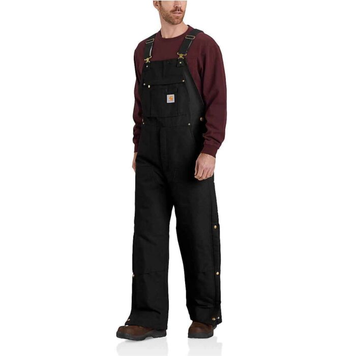 Buy Carhartt Men's Duck Zip-to-Thigh Insulated Bib by Carhartt