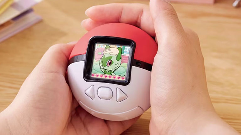 なでなでしてポケモンたちと仲良くなれる、モンスターボール型の液晶