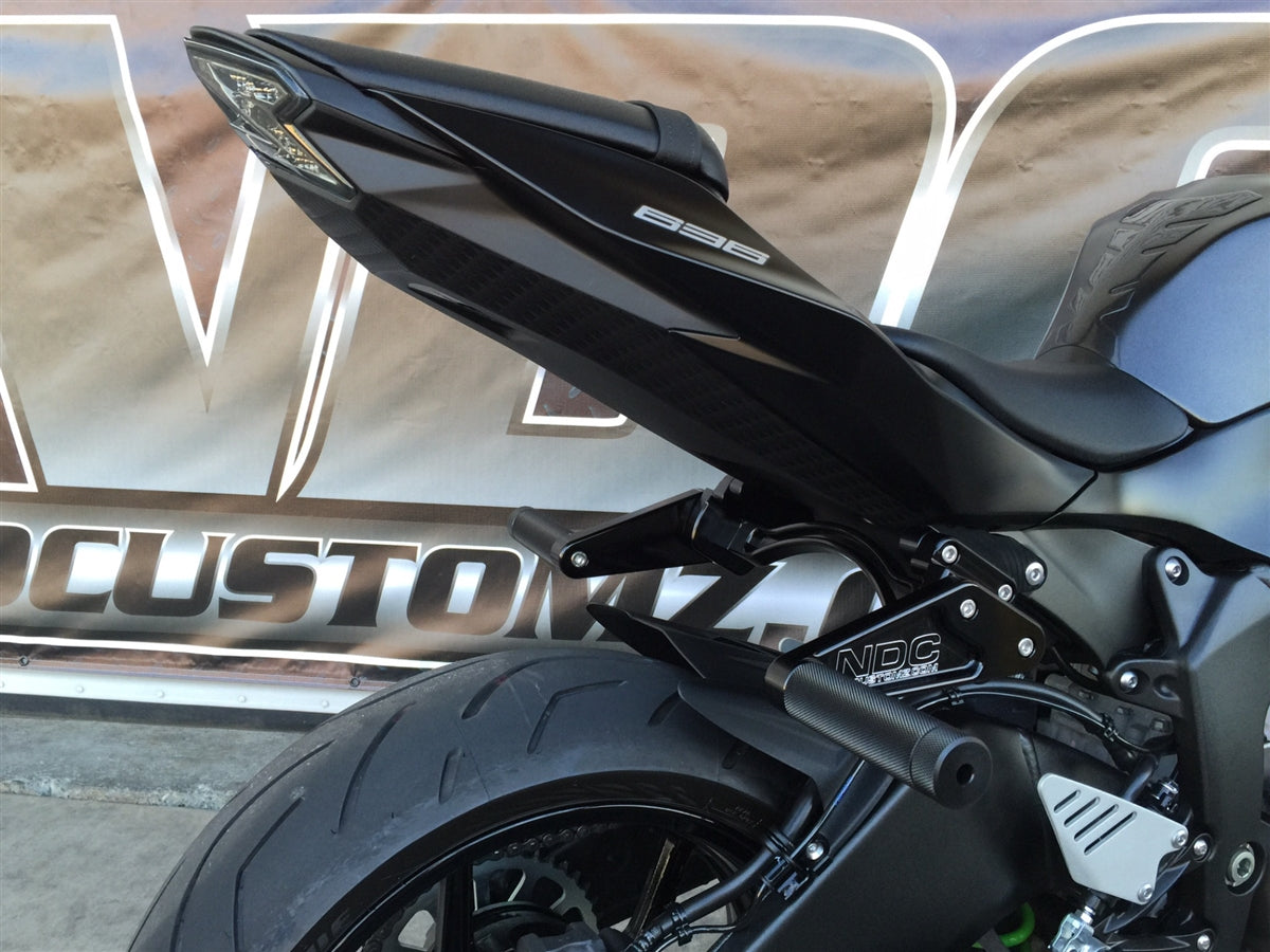 NDC Adjustable Subcage – CNC Billet Aluminum (Fits 2009–2025 ZX-6R