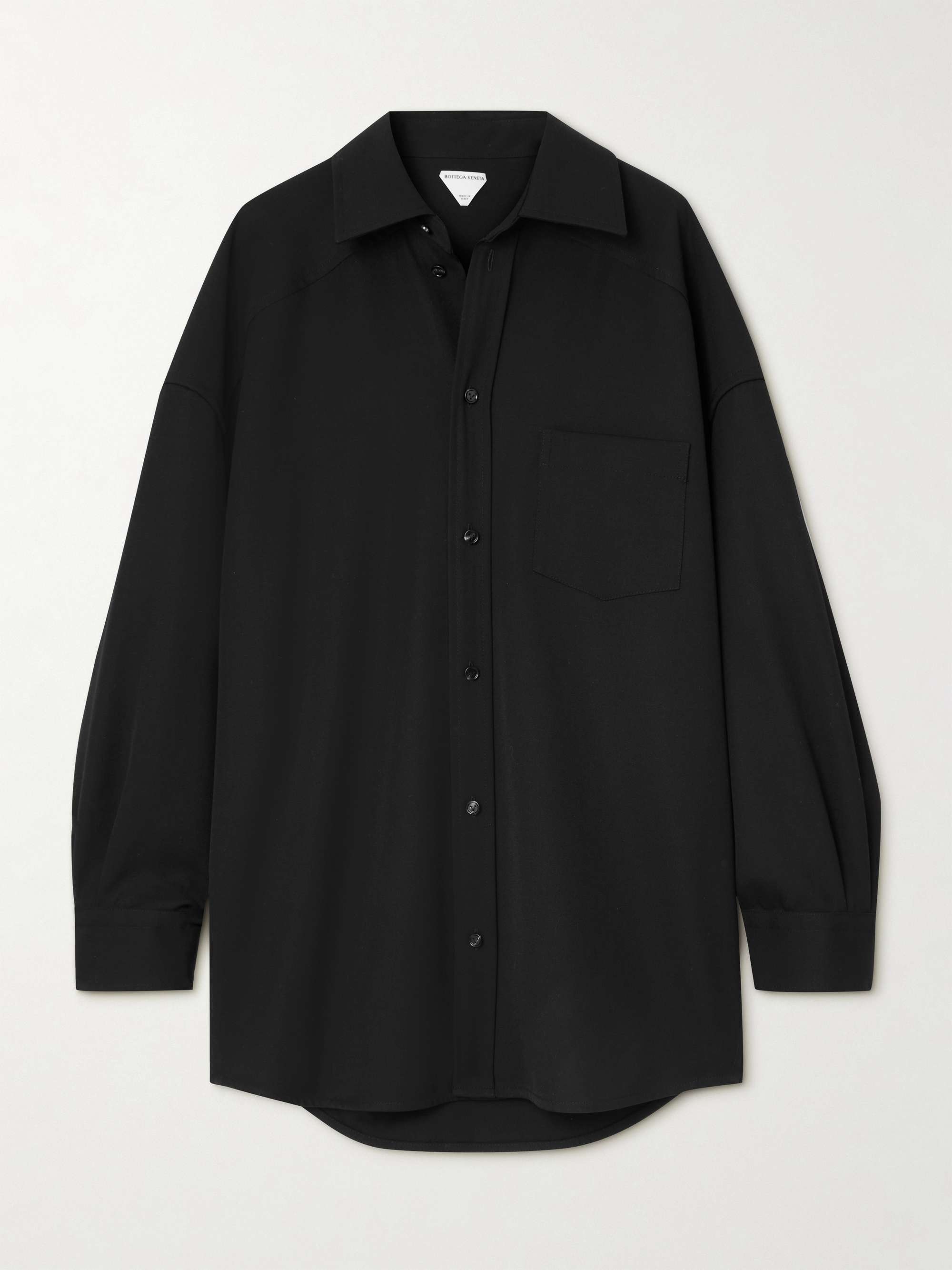 BOTTEGA VENETA Wool-twill shirt | NET-A-PORTER