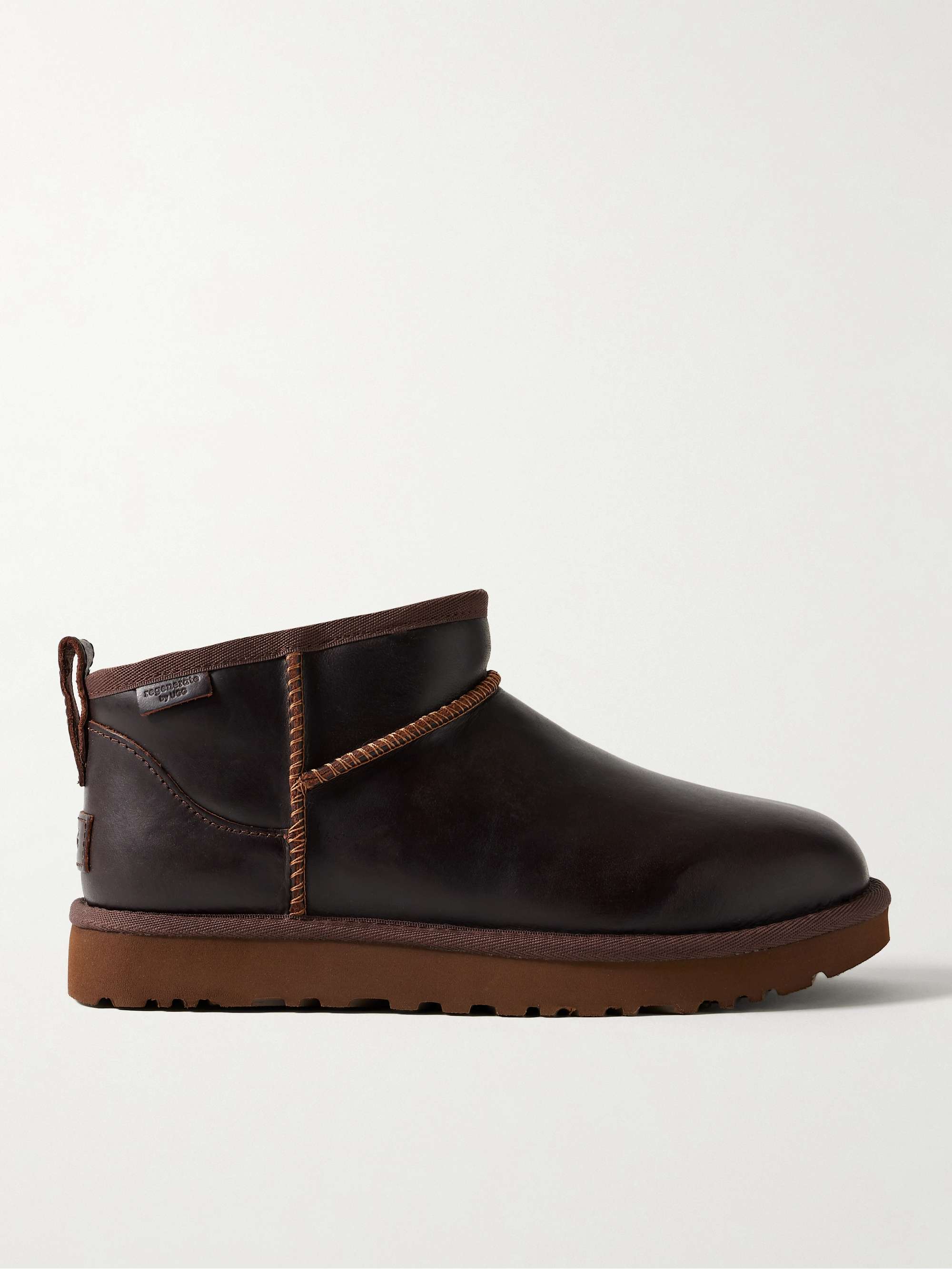 UGG Classic Ultra Mini leather ankle boots | NET-A-PORTER