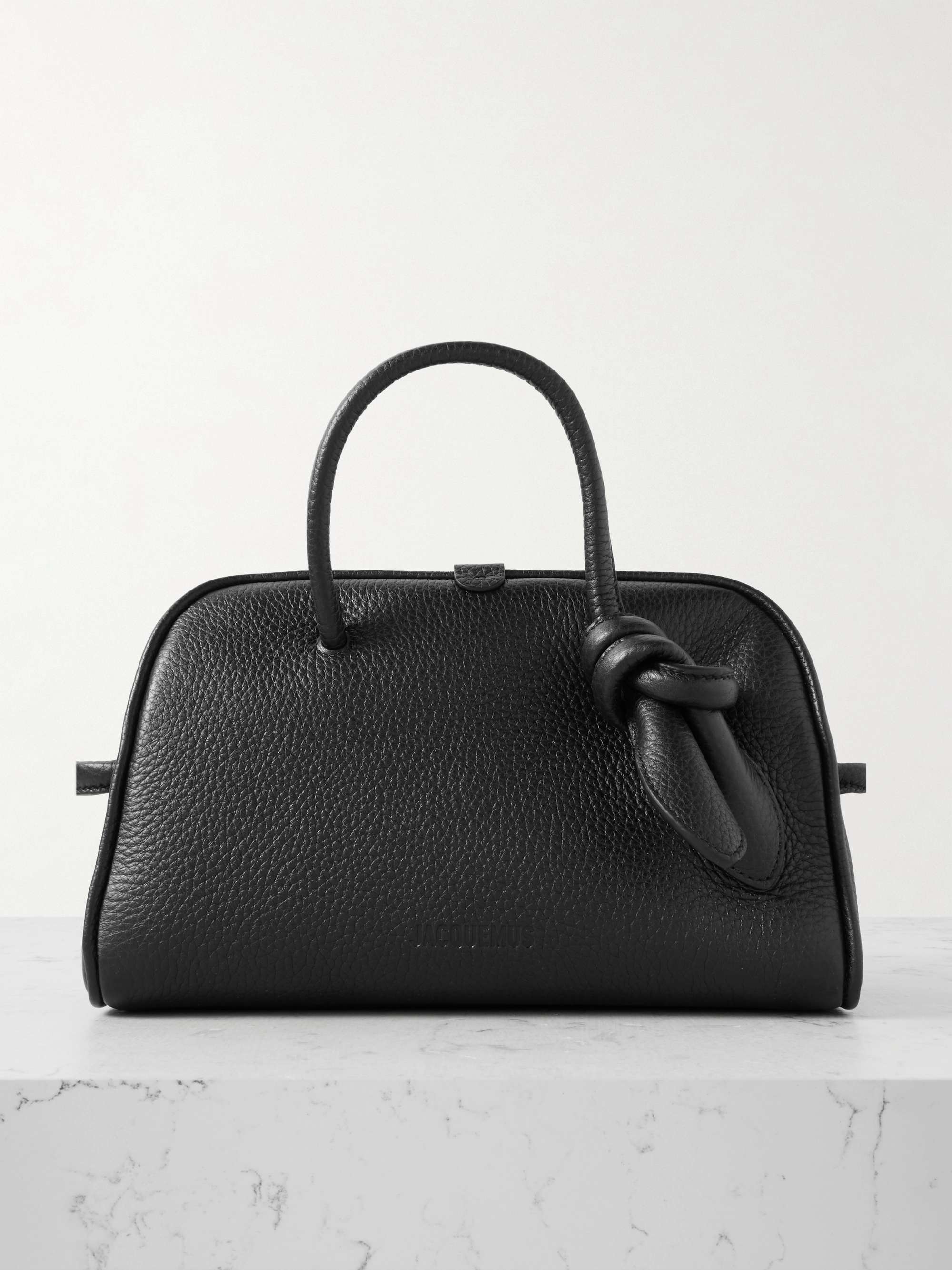 JACQUEMUS The Turismo small textured-leather tote | NET-A-PORTER