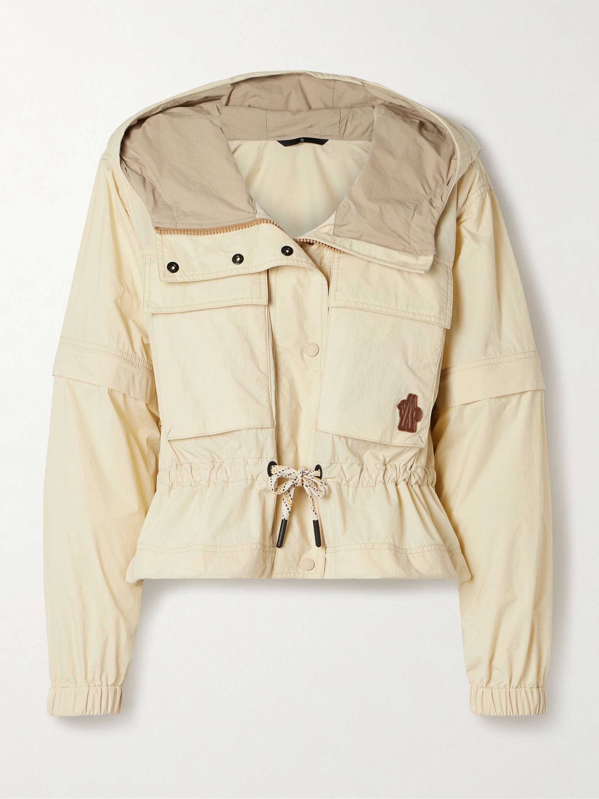 MONCLER GRENOBLE Limosee hooded crinkled-shell jacket | NET-A-PORTER