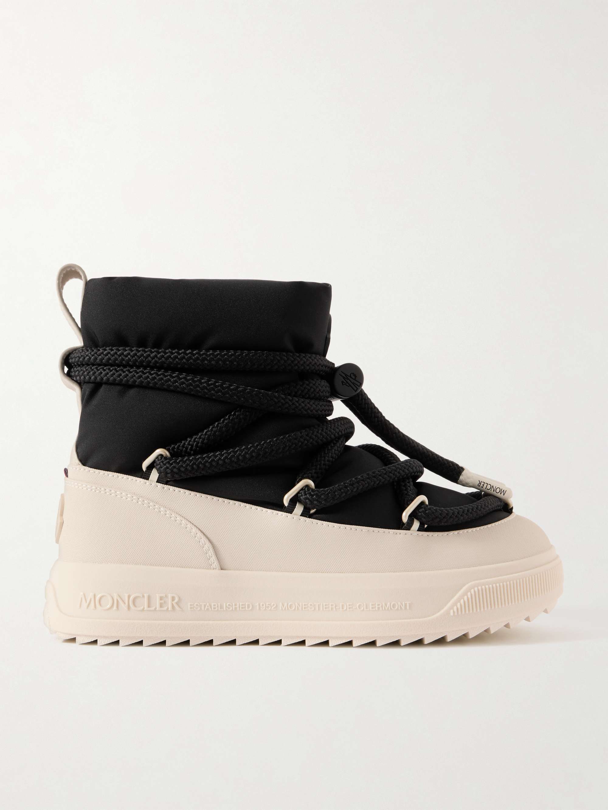 MONCLER Monpulse padded shell ankle boots | NET-A-PORTER