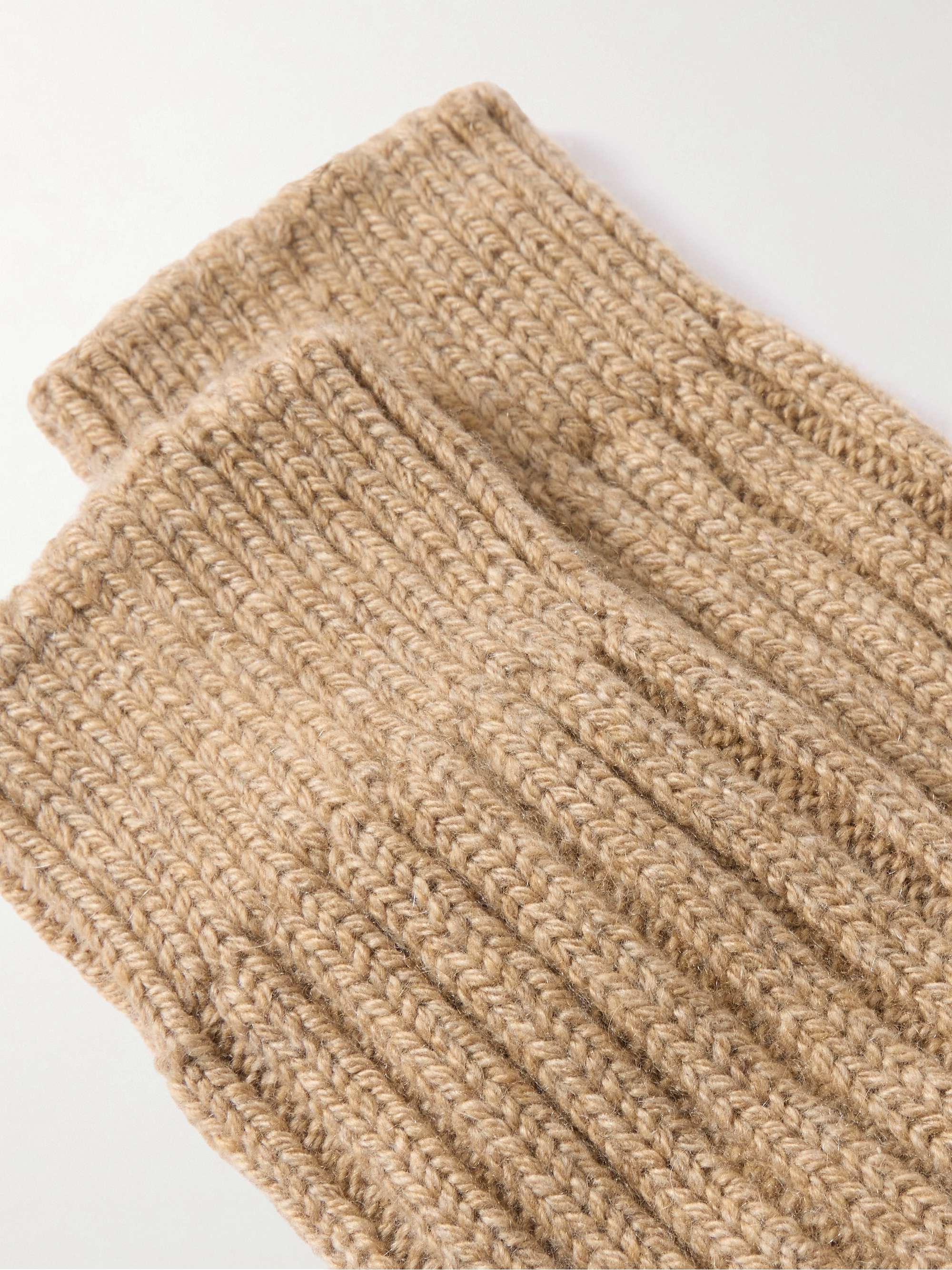 THE ELDER STATESMAN Yosemite ribbed cashmere socks | NET-A-PORTER