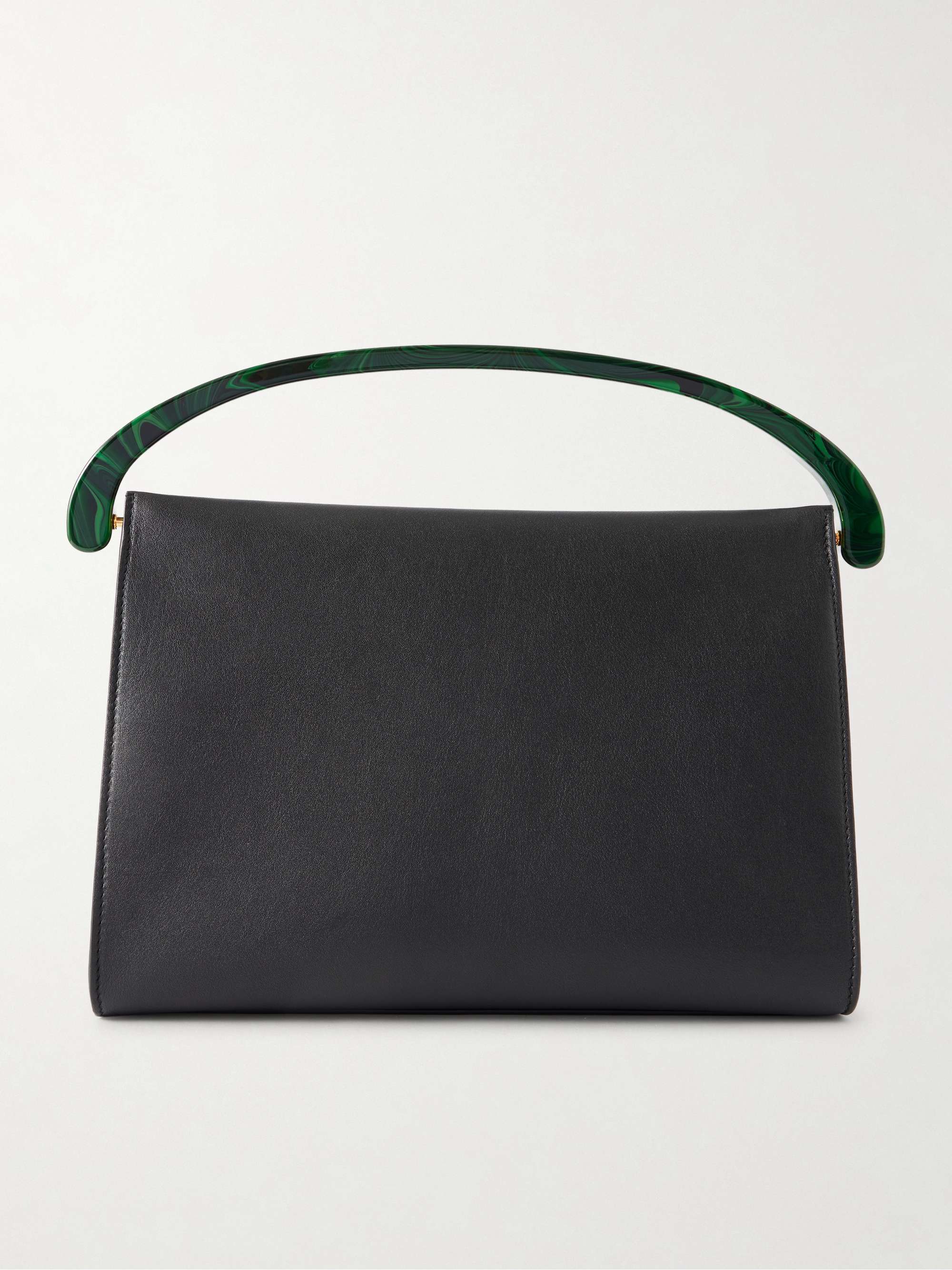 DRIES VAN NOTEN Leather shoulder bag | NET-A-PORTER