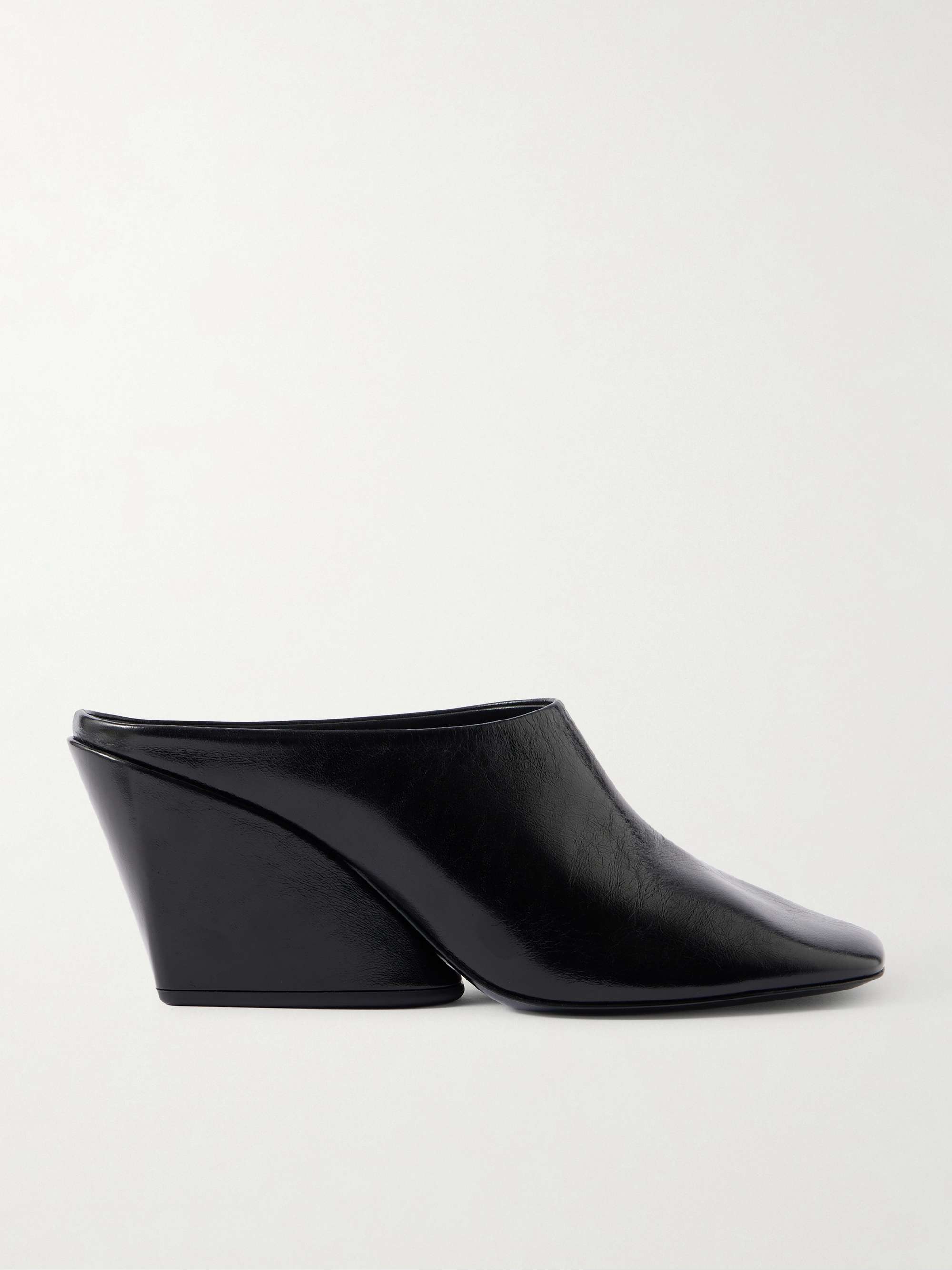 PROENZA SCHOULER Slant leather mules | NET-A-PORTER