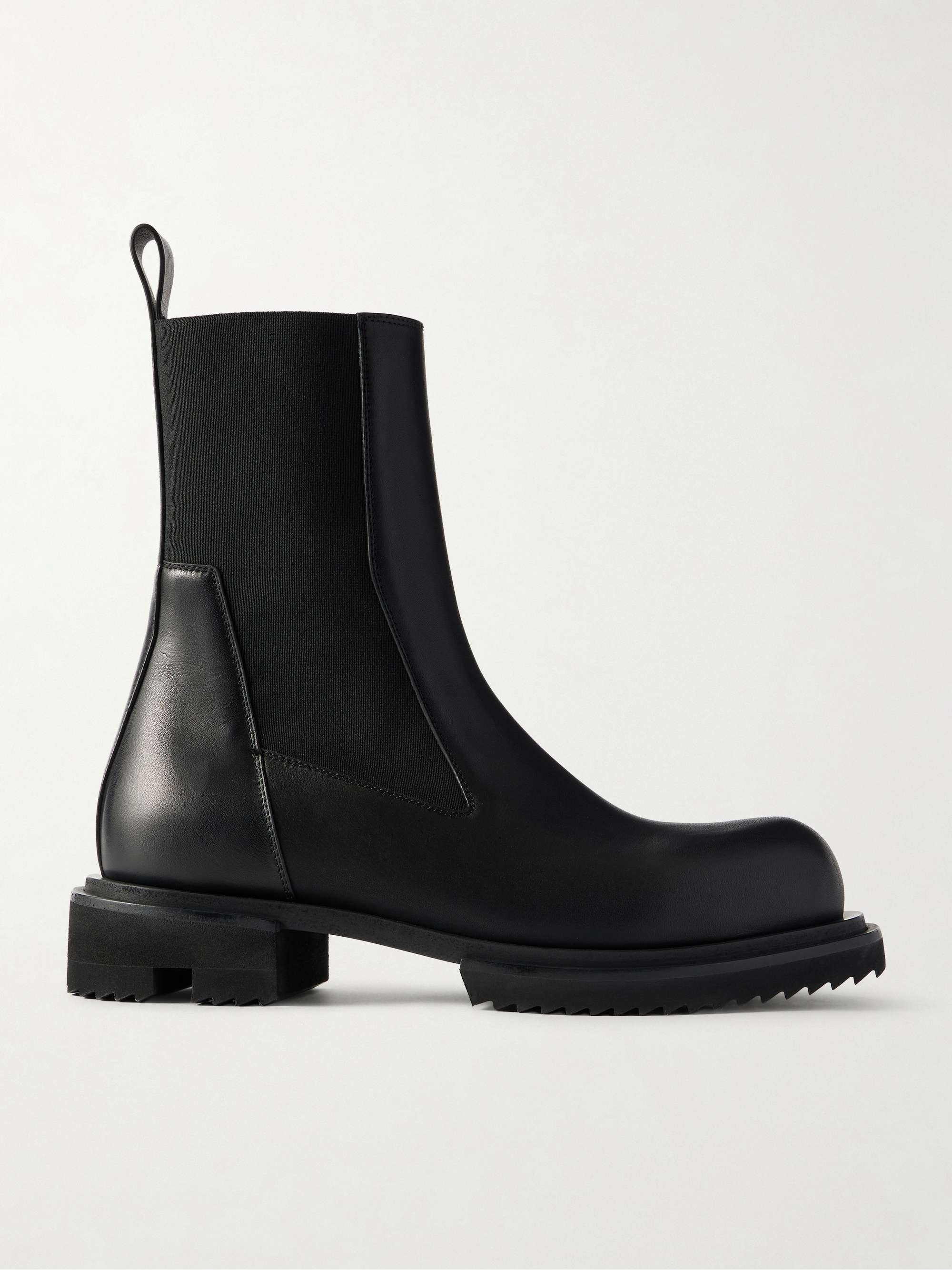 RICK OWENS Beatle Gabe leather ankle boots | NET-A-PORTER