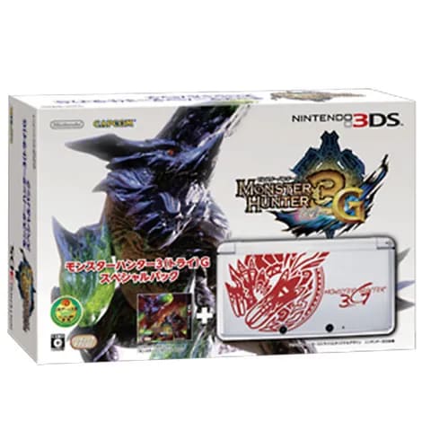 買取】ニンテンドー3DS本体 モンスターハンター3G スペシャルパック