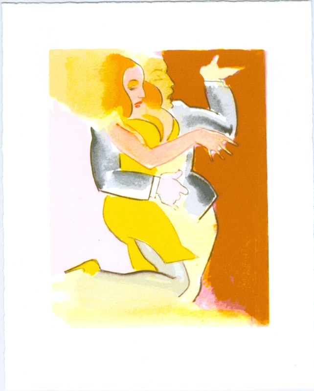 Allen Jones - Silkscreen, Plate and Lamp *SOLD* - New Art Editions