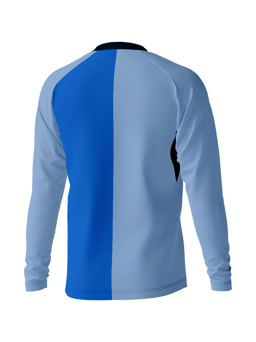 昇華】長袖ラグランスリーブゲームシャツ/アシンメトリー｜JMFC0211