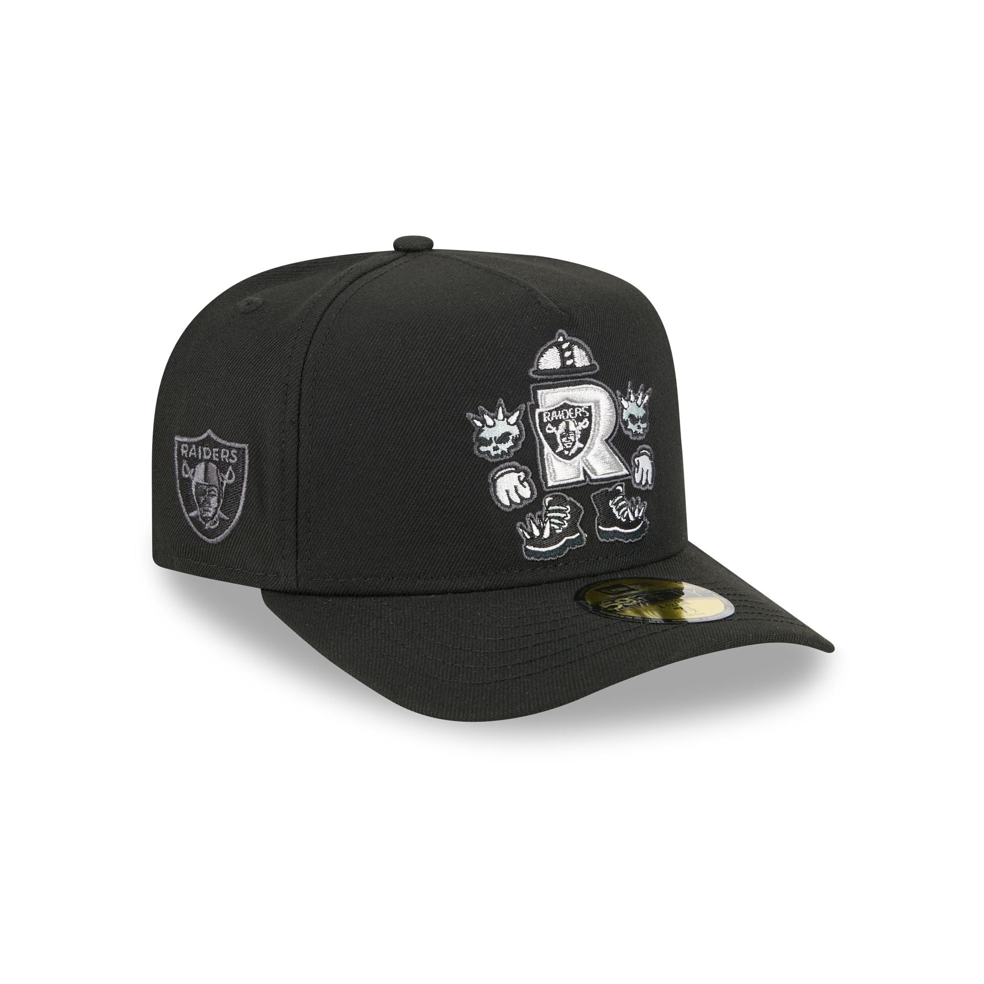 Las Vegas Raiders Cartoon 59FIFTY A-Frame Fitted Hat – New Era Cap