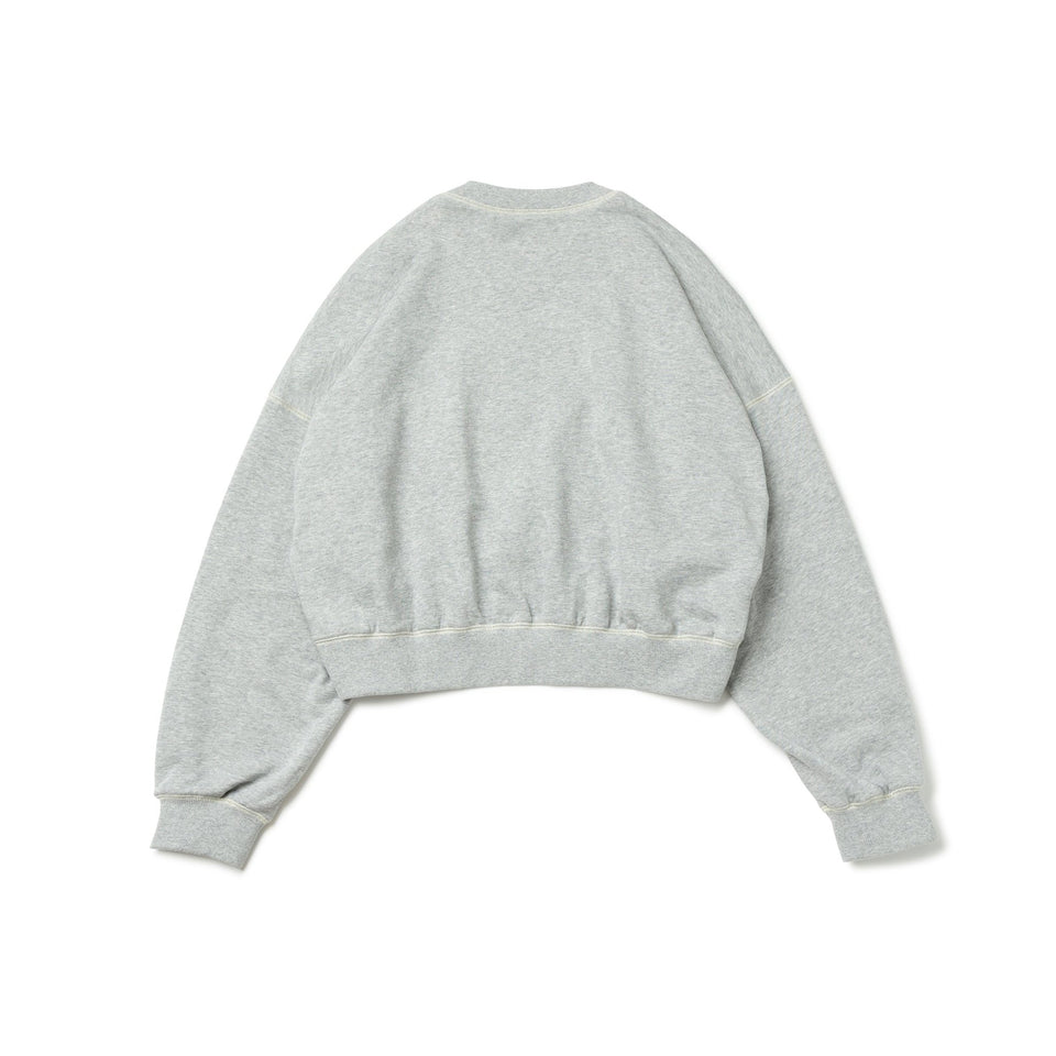 Women's クロップド スウェット クルーネック BLACK LABEL FW25 グレー