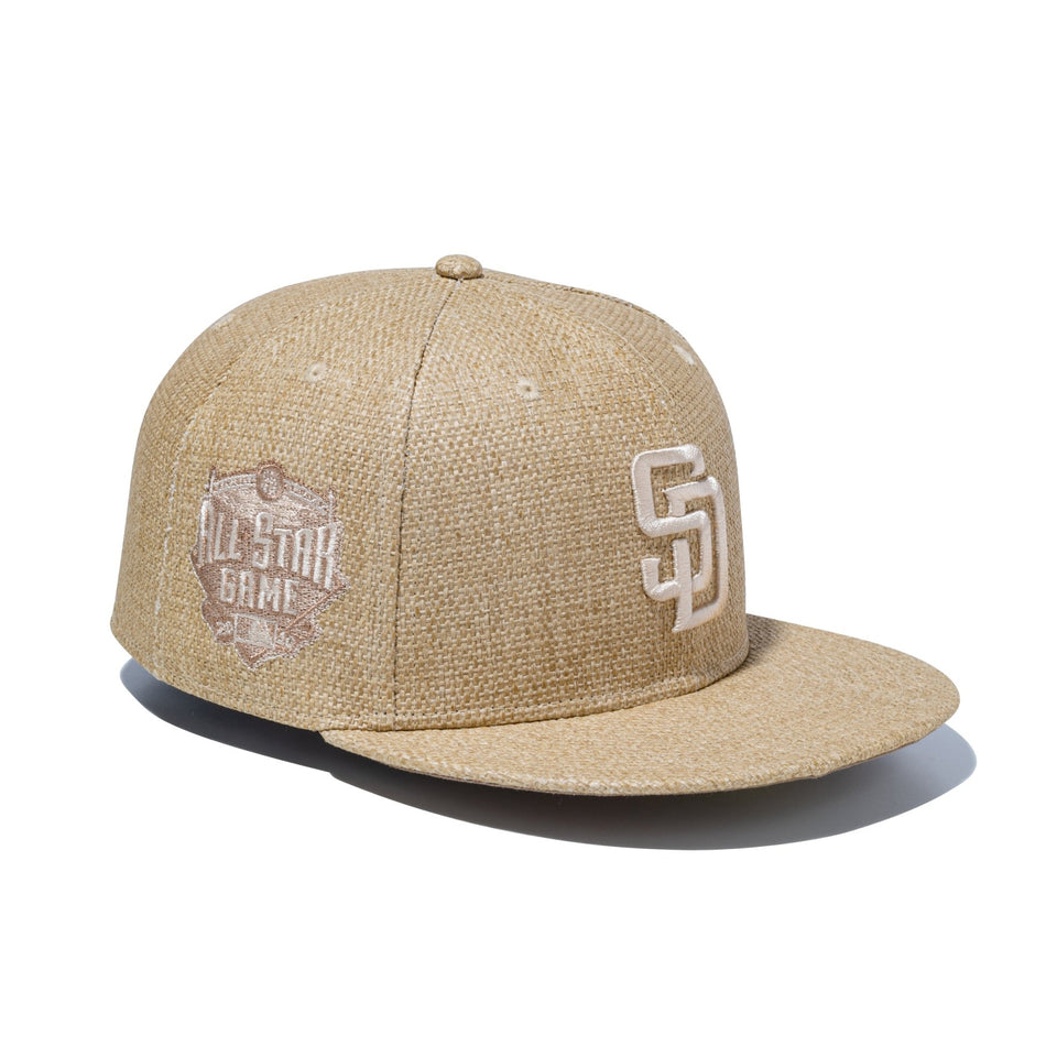 59FIFTY Paper Straw サンディエゴ・パドレス ナチュラル | ニューエラ