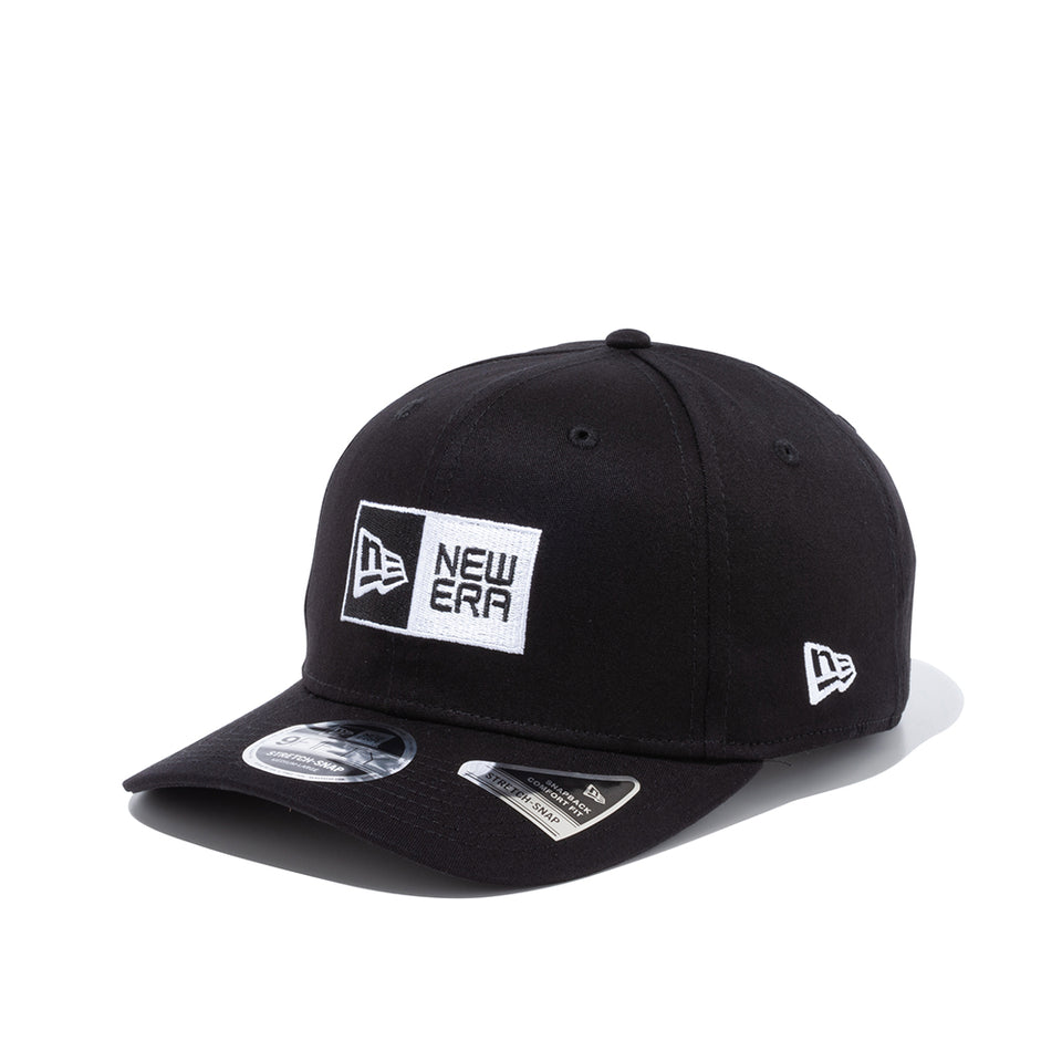 9FIFTY ストレッチスナップ ボックスロゴ ブラック | ニューエラ