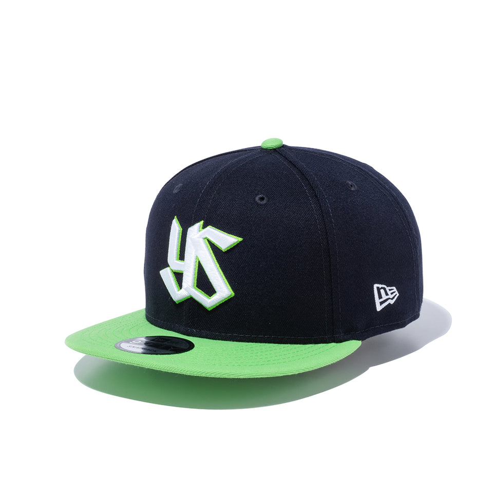 9FIFTY 東京ヤクルトスワローズ ネイビー ライムグリーンバイザー