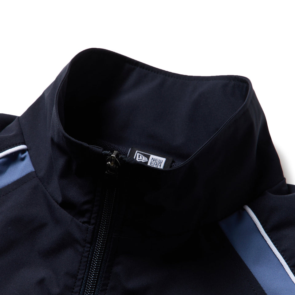 オーバーサイズド パイピング トラックジャケット ネイビー/スレート