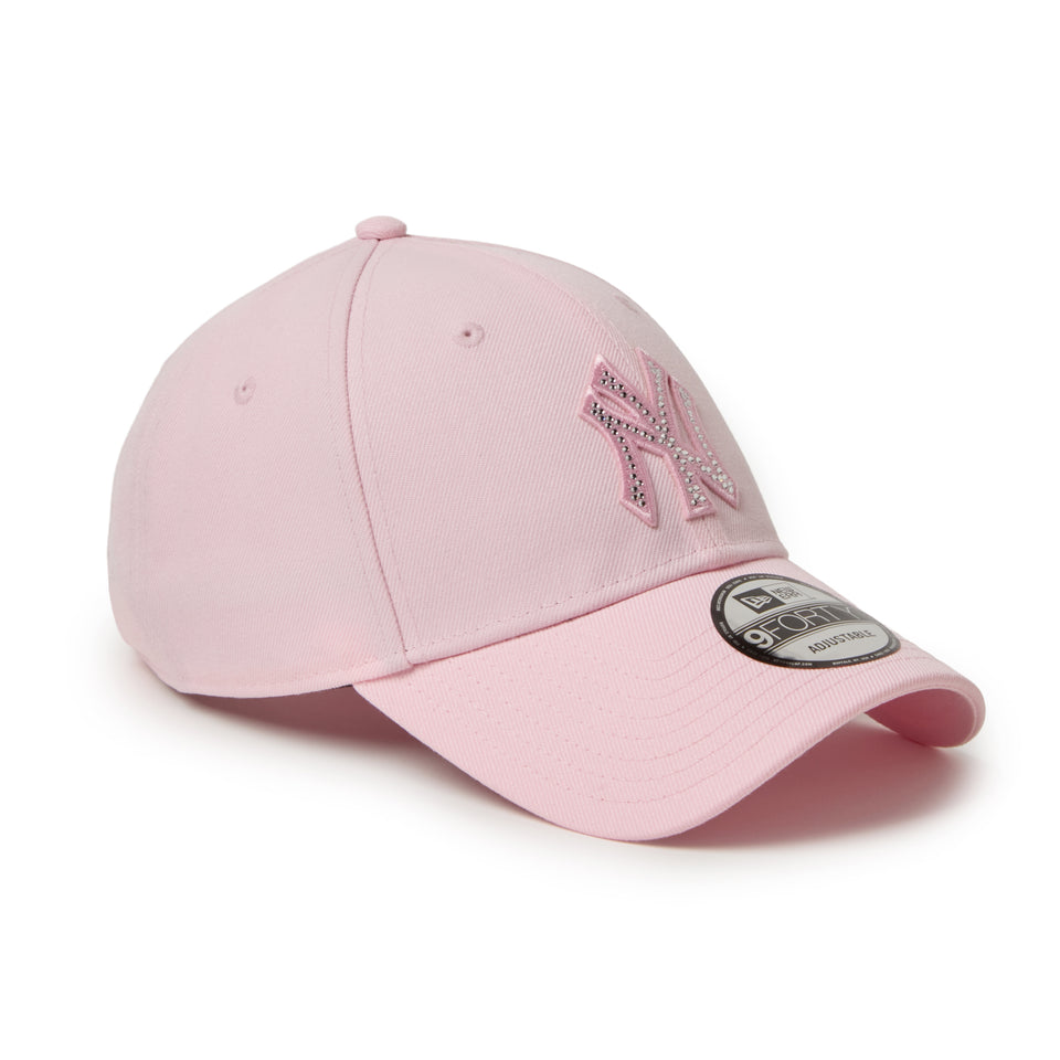 9FORTY Rhinestone ラインストーン ニューヨーク・ヤンキース ピンク