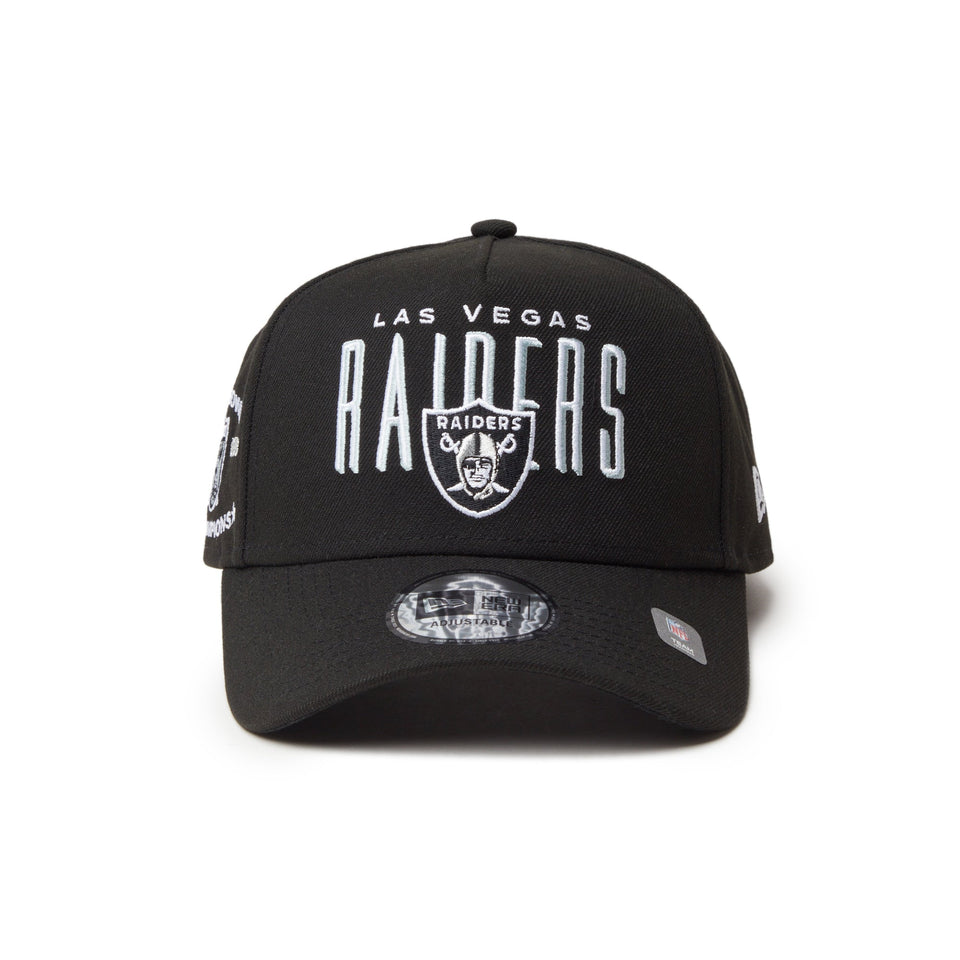 9FORTY A-Frame NFL Champions ラスベガス・レイダース ブラック
