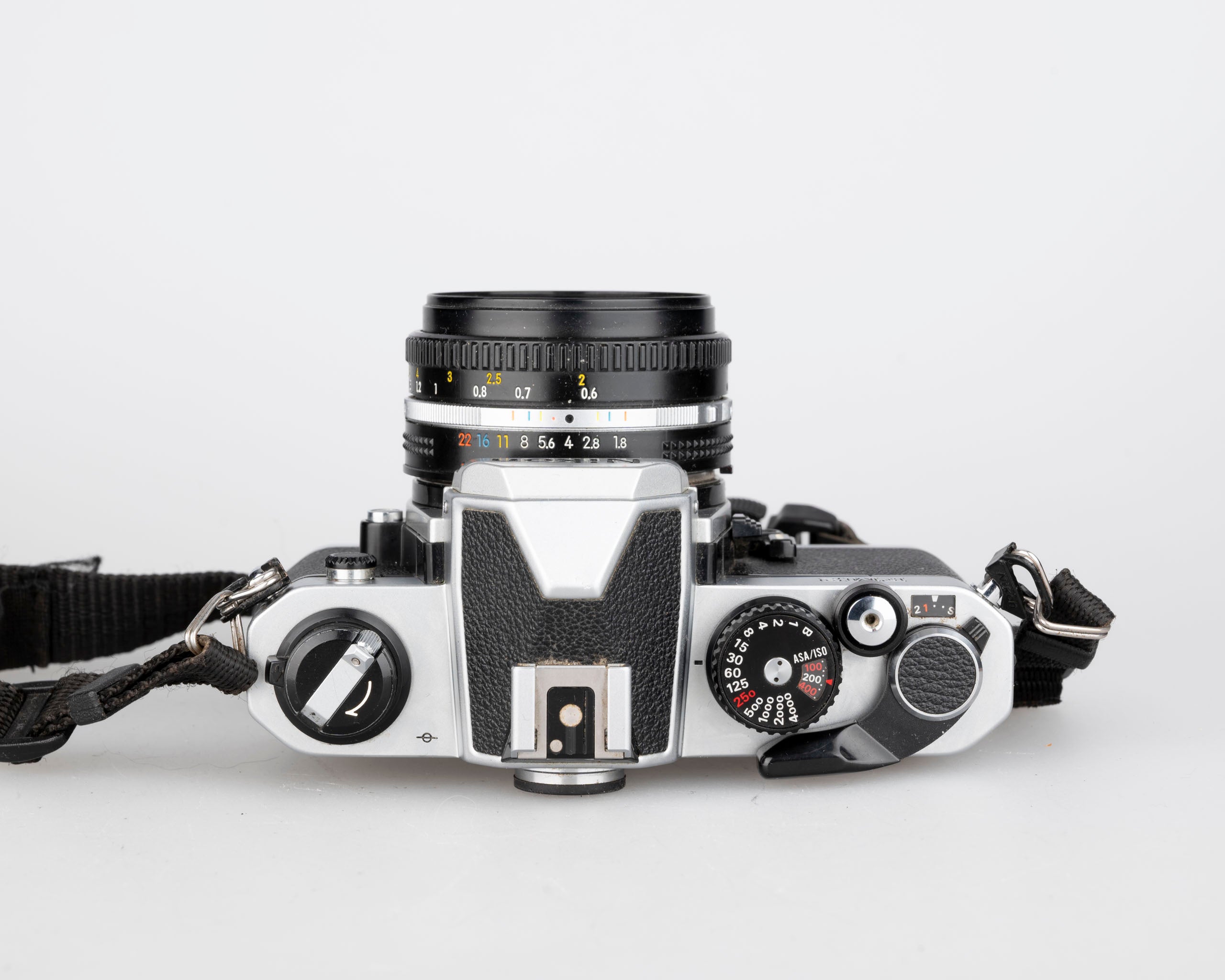 Nikon FM2n 35mm film SLR camera w/ Nikkor 50mm f1.8 lens + manuals