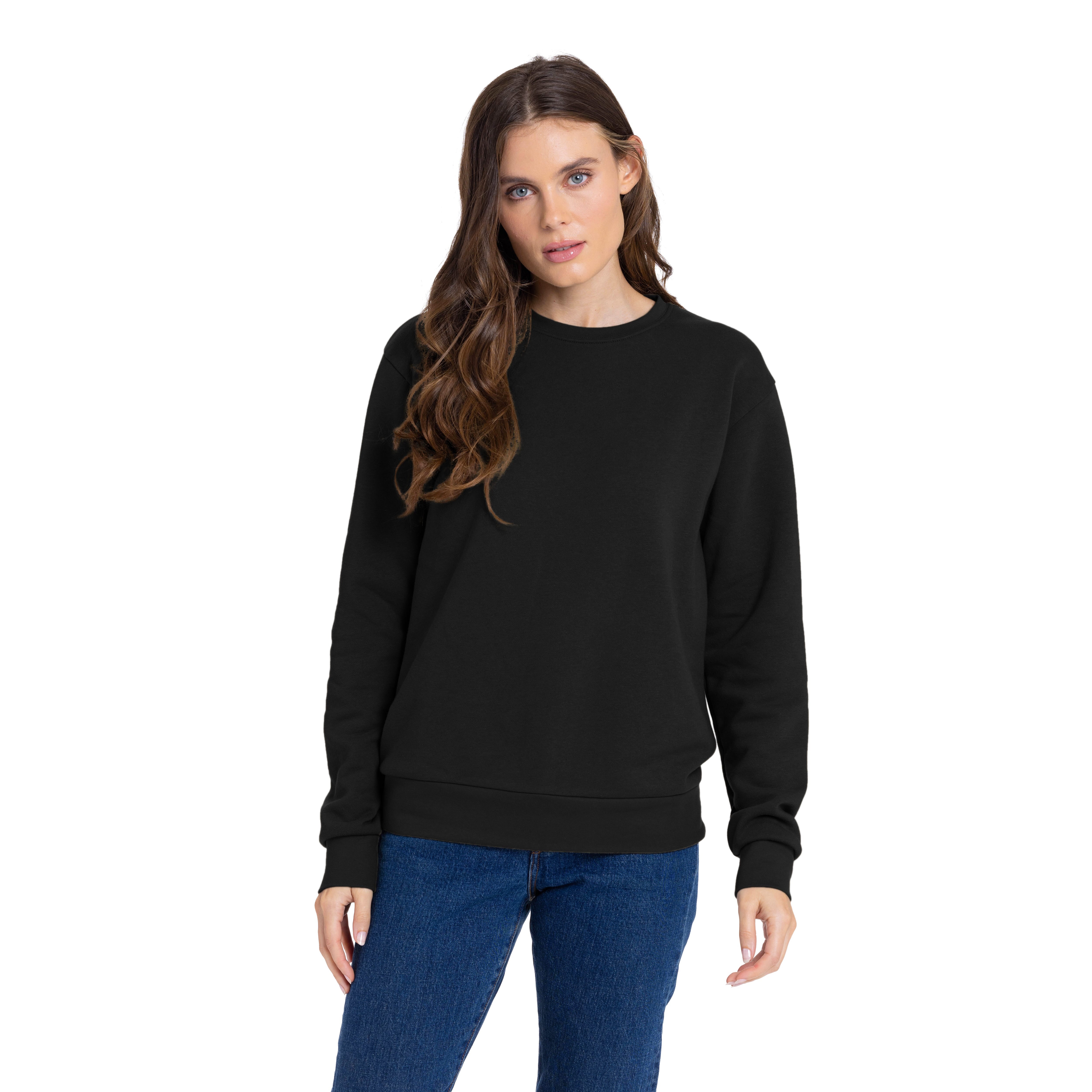 9003 Santa Barbara Fleece Sweatshirt - Black | Next Level Apparel