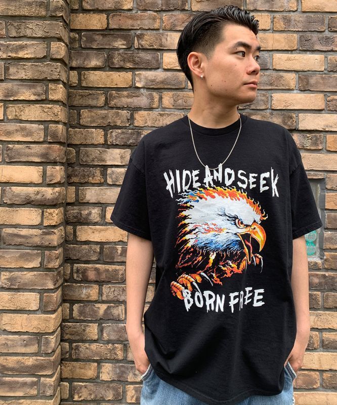 HIDEANDSEEK(ハイドアンドシーク) Tシャツ Eagle S/S Tee(Front) HT