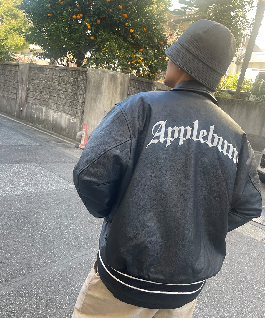 APPLEBUM(アップルバム)ジャケット All Leather Stadium Jacket