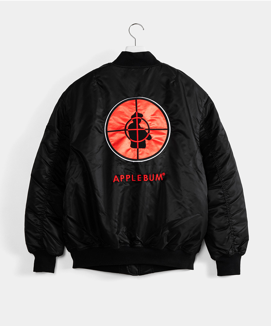 APPLEBUM(アップルバム) ジャケット ”PUBLIC ENEMY” MA-1 Jacket