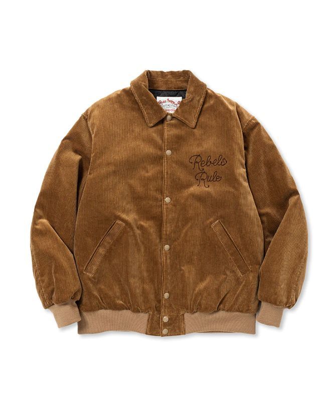 CALEE(キャリー) ジャケット EMBROIDERY CORDUROY AWARD TYPE JACKET