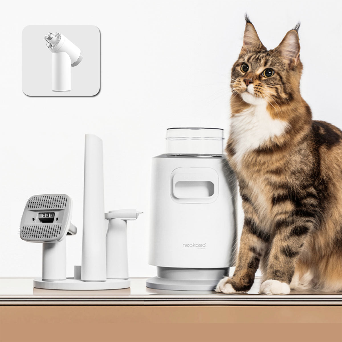 Neakasa P0 Pro・Lite ペットグルーミング掃除機｜5in1セット mini