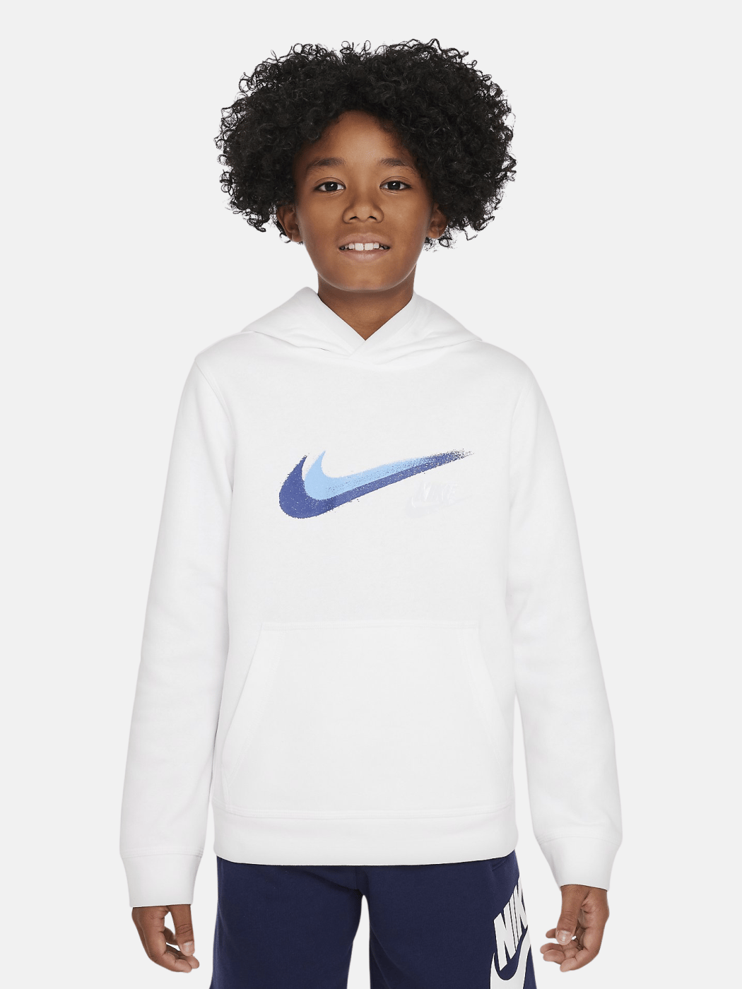 Nike B Nsw Si Flc Po Hoody Bb - Felpe Junior Bianco | Nencini Sport