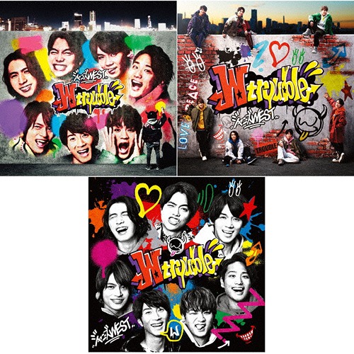 W trouble [3タイプ一括購入セット] ジャニーズWEST CDアルバム - Neowing