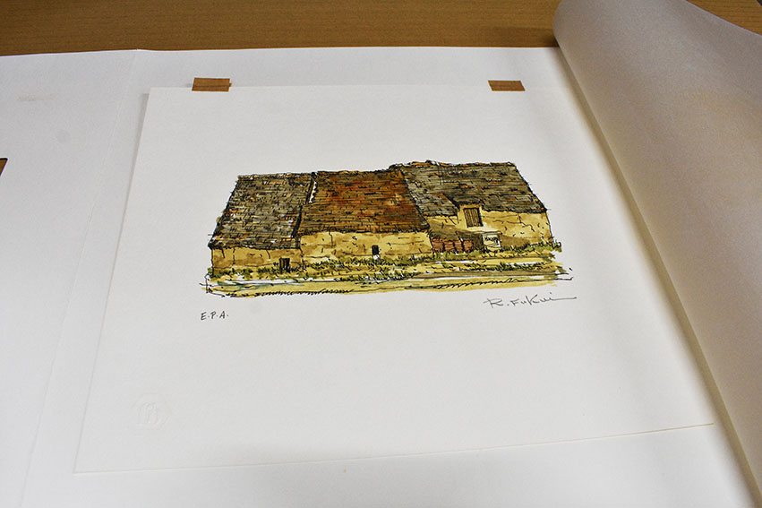 福井良之助版画「Paris Toledo」 | Natsume Books