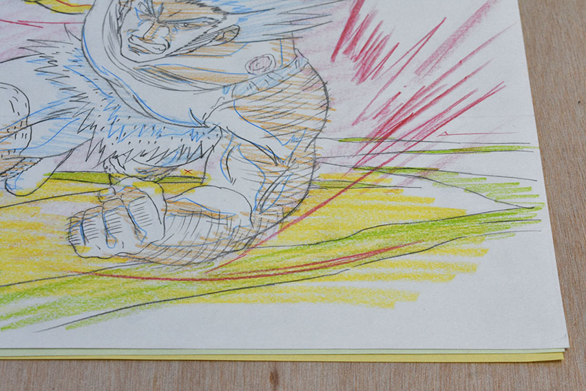 冨樫義博原作アニメ原画「ハンター×ハンター HUNTER×HUNTER